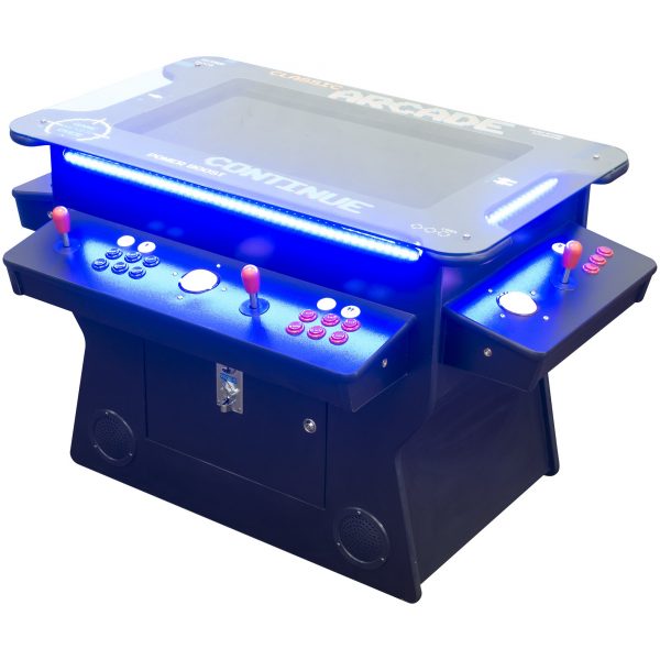 2 PLAYER 3 SIDED 26"-32" 1162-3500 TILT-SCREEN COCKTAIL ARCADE | STOOLS INCLUDED - Image 8