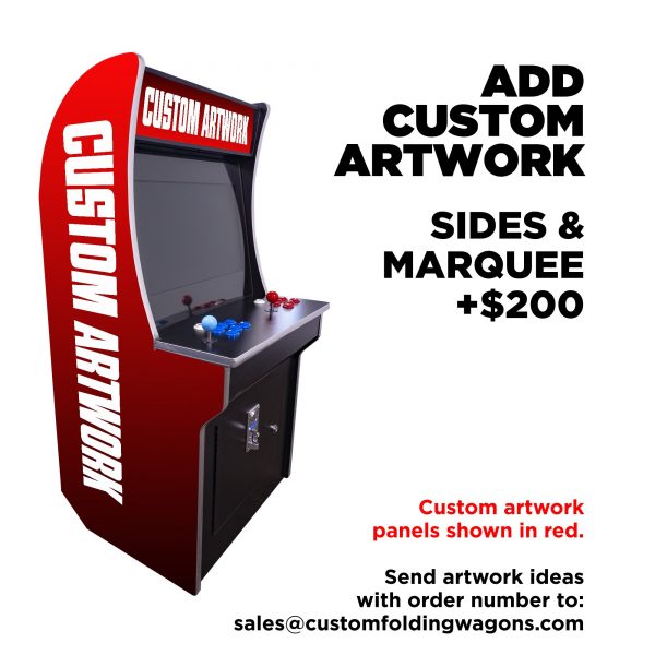 2 PLAYER MINI STAND UP ARCADE | 2323 GAMES | 21" LCD MONITOR | STOOLS INCLUDED - Image 5