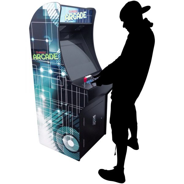 2 PLAYER STAND UP FULL SIZE | 3500-4500 GAMES | 22" CLASSIC VIDEO GAME ARCADE | TRACKBALL | STOOLS INCLUDED