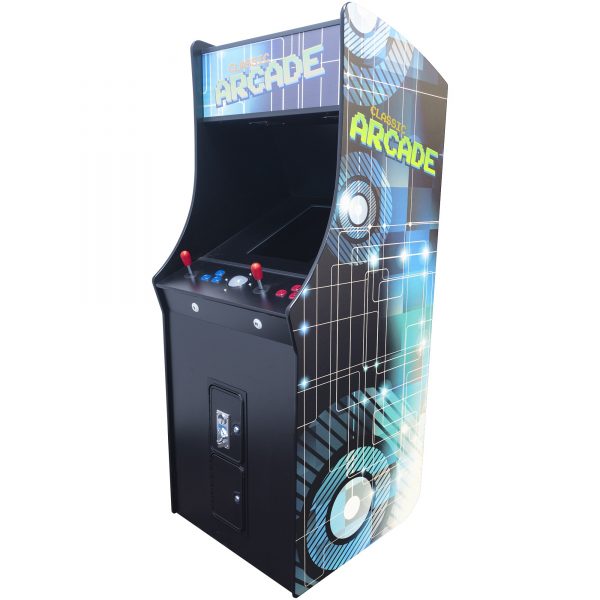 2 PLAYER STAND UP FULL SIZE | 60-412 GAMES 22" CLASSIC VIDEO GAME ARCADE | TRACKBALL | STOOLS INCLUDED - Image 3