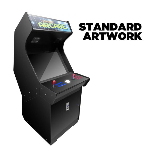 2 PLAYER STAND UP FULL SIZE ARCADE WITH TRACKBALL | 3500-4500 CLASSIC GAMES | 32" LCD HD MONITOR | STOOLS INCLUDED - Image 3