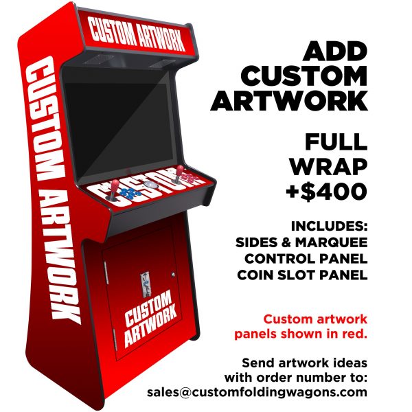 2 PLAYER STAND UP SLIM | 3500 GAMES | 32" CLASSIC VIDEO GAME ARCADE | TRACKBALL | STOOLS INCLUDED - Image 9