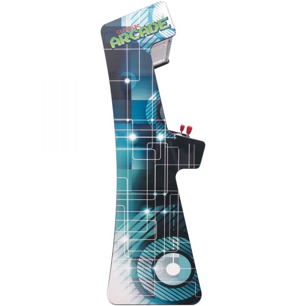 2 PLAYER STAND UP SLIM | 3500 GAMES | 32" CLASSIC VIDEO GAME ARCADE | TRACKBALL | STOOLS INCLUDED - Image 10