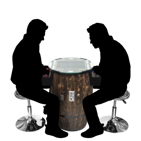2 PLAYER SHORT WINE BARREL ARCADE