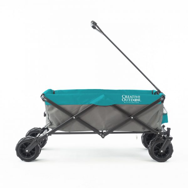 ALL-TERRAIN FOLDING WAGON | GRAY TEAL