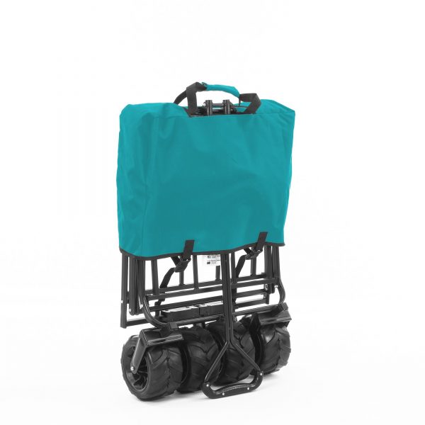 ALL-TERRAIN FOLDING WAGON | GRAY TEAL